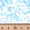 Transparent Glass Bugle Beads SEED-N005-001-C12-4