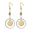 Brass Earrings for Women EJEW-JE05767-1