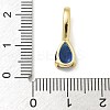 Brass Micro Pave Cubic Zirconia Pendants KK-U050-05G-01-4