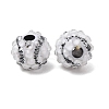 Sports Theme Opaque Acrylic European Beads RB-CBA95A4-04A-01-2