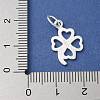 S925 Sterling Silver Pendant STER-H115-08A-S-3