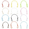 60Pcs 12 Colors Adjustable Waxed Polyester Cord Bracelet Making AJEW-CJ00011-1
