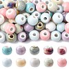 68Pcs 9 Colors Handmade Porcelain Beads PORC-FS0001-23C-1