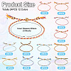 24Pcs 12 Colors Bohemian Braided Polyester Cord Bracelet Making MAK-TA0001-34-4