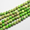 Natural Imperial Jasper Beads Strands X-G-I122-8mm-01-1