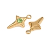 304 Stainless Steel Charms STAS-H241-01G-2