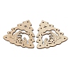 Christmas Theme Undyed Natural Wood Big Pendants LS-WOOD-B001-01-2