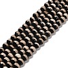 Natural Tibetan Striped Pattern dZi Agate Beads Strands G-B079-B01-01-1