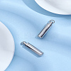 2Pcs 304 Stainless Steel Openable Pendants STAS-LP0002-73-1