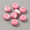 Rondelle Food Grade Eco-Friendly Silicone Beads SIL-TAC0010-04A-1