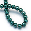 Baking Painted Pearlized Glass Pearl Round Bead Strands X-HY-Q003-4mm-79-4