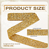 1 Yard Glitter Resin Hotfix Rhinestone(Hot Melt Adhesive On The Back) DIY-LP0002-37A-2
