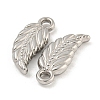 Non-Tarnish 304 Stainless Steel Pendants STAS-N103-146P-2