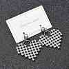 304 Stainless Steel Stud Earrings for Women EJEW-A119-21P-1