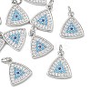 SHEGRACE Brass Colorful Cubic Zirconia Pendants XGRQ3K375-520P-1