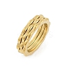 Ion Plating(IP) 304 Stainless Steel Finger Ring for Women RJEW-A052-01A-G-4