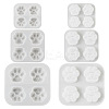  3Pcs 3 Style Paw Print Shape DIY Silicone Molds DIY-TA0005-22-2