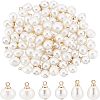 SUPERFINDINGS 90Pcs 3 Style  ABS Plastic Imitation Pearl Charms KK-FH0004-16-1