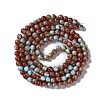 Baking Paint Glass Bead Strands GLAA-H031-01A-04-3