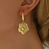 Elegant 201 Stainless Steel Sunflower Dangle Earrings EB0888-2