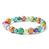 Fashion Imitation Acrylic Pearl  Stretchy Bracelets for Kids BJEW-JB01059-09-1