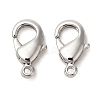Rack Plating Brass Lobster Claw Clasps KK-F090-27P-01-1