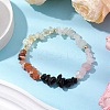Scorpio Guardian Gemstone Stretch Bracelets BJEW-JB11108-10-2