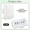 Portable PU Leather Earring Display Book EDIS-CL0001-02A-2