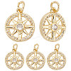 10Pcs Brass Pendants KK-BBC0007-56-1