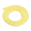 Baking Paint Transparent Glass Beads Strands DGLA-A034-J2mm-B07-3