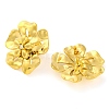 304 Stainless Steel Flower Stud Earrings for Women EJEW-U023-04G-03-3
