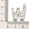 Brass Micro Pave Clear Cubic Zirconia Pendants KK-G521-01P-W-3