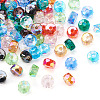 100Pcs 10 Colors Transparent Glass Beads Strands GLAA-TA0001-40-3
