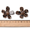 Opaque Leopard Print Cellulose Acetate(Resin) Pendants LS-FIND-C088-02B-3