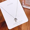 925 Sterling Silver Pendant Necklaces NJEW-BB34782-P-2