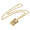 304 Stainless Steel Tarot Pendant Necklaces NJEW-A026-01G-04-3