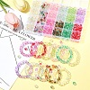 552Pcs 11 Colors Frosted Baking Paint Glass Beads DGLA-FS0001-14-7