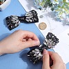 Bowknot Non-woven Fabrics Shoe Decoration FIND-WH0139-290C-3
