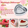3 Bags 3 Styles Heart Aluminium Alloy Cake Mold Rings AJEW-DC0002-06-5