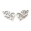 Non-Tarnish 316L Surgical Stainless Steel Pendants STAS-F297-17P-1