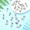Marine Organism Theme Tibetan Style Alloy Pendant PALLOY-FS00004-6