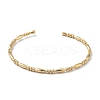 Ion Plating(IP) 304 Stainless Steel Cuff Bangles for Women BJEW-Z078-06G-2