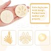 Dog Paw Shape Key Ring Hanging Plastic Mold DIY-WH0183-46-3
