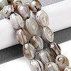Natural Eye Agate Beads Strands G-NH0019-D02-02-4