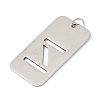 304 Stainless Steel Pendants STAS-M115-01P-Z-2