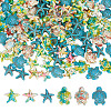120Pcs 6 Styles Synthetic Turquoise Beads TURQ-HY0001-12A-1
