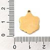 Ion Plating(IP) 304 Stainless Steel Pendants STAS-Q301-31G-3