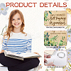 1 Set Wooden 2-Ring Loose Leaf Binder Postcard Phote Album Cover DIY-SD0002-03A-3