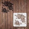 Plastic Reusable Drawing Painting Stencils Templates DIY-WH0172-389-2