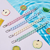 8Pcs 4 Colors Acrylic Boot Strap Chains FIND-GO00003-4